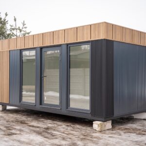 Pawilon z Płyty Warstwowej 10x3 m – Nowoczesny Kontener