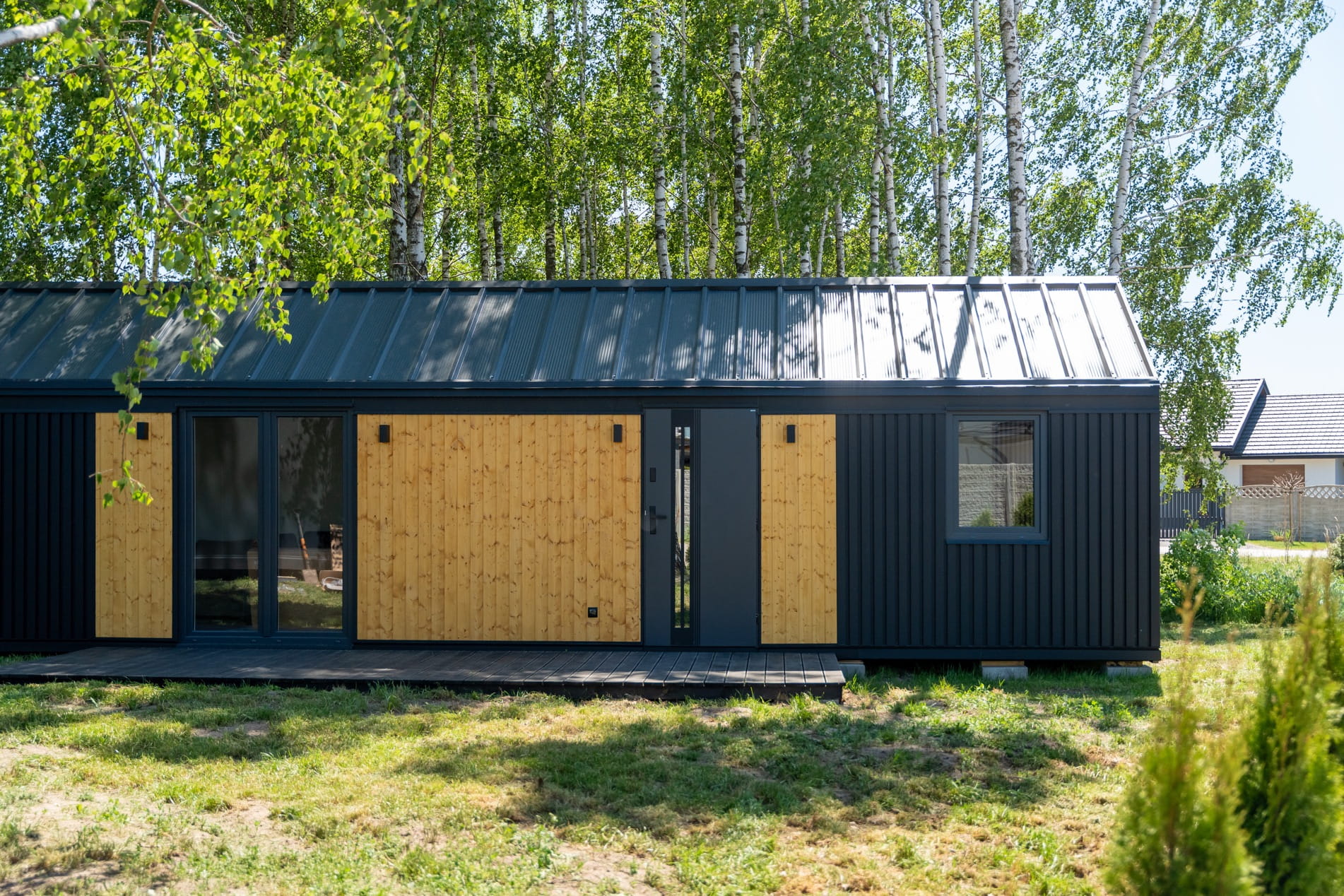 Dom modułowy z płyty warstwowej całoroczny Marbella 11x3,2m - obrazek 4
